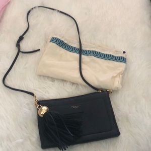 Tory Burch black cross body/clutch